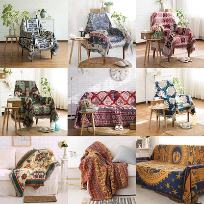 Bohemian Multifunctional Sofa Blanket